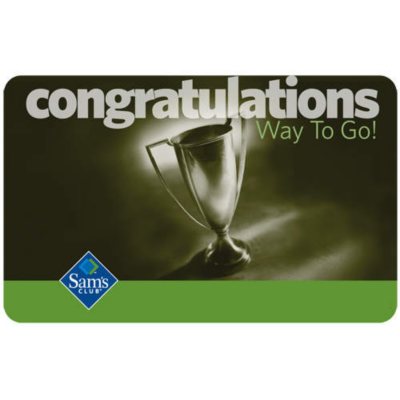 Congratulations Gift Card