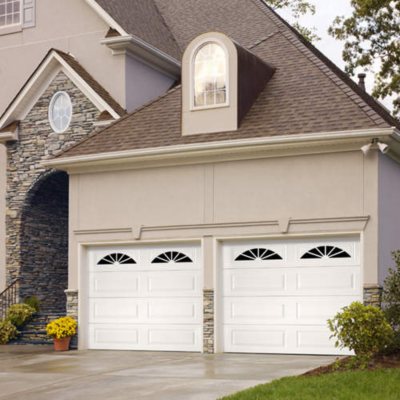 Amarr WeatherGuard" Garage Door-Wagon Wheel Long
