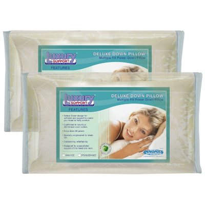 American Sleep Deluxe Down Pillows - King - 2 pk.