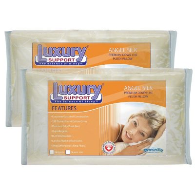 Premium Angel Silk™ Ultra Plush Pillows - Queen - 2 pk.