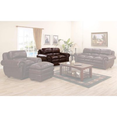 Carmella Leather Loveseat