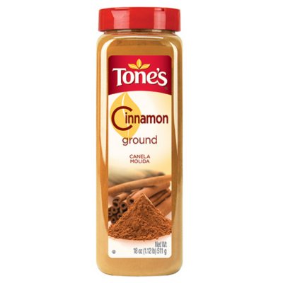 Tone's 18 oz. Ground Cinnamon - 12 pk.