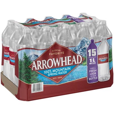 Arrowhead Bottled Water - 15/1 liter