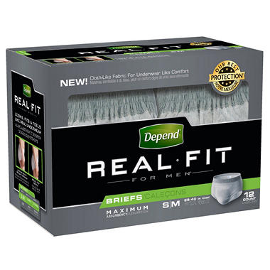 Depend Real Fit for Men Briefs  12778