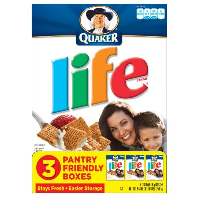 Life Cereal Triple Pack - 18 oz. boxes - 3 ct.