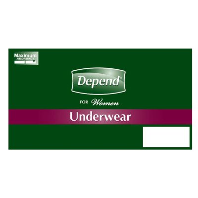 Depend for Women Maximum Absorbency Underwear - L/XL - 48 ct.