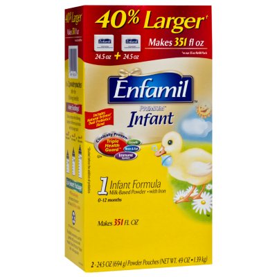 Enfamil Premium Infant Formula - Powder Pouches - 2/24.5 oz. - 2pk.