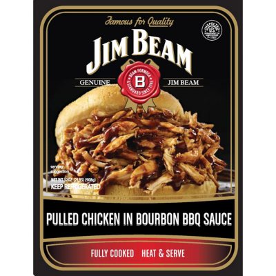 chicken pulled beam jim bbq oz bourbon sauce samsclub club