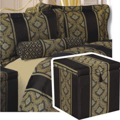 Onyx Treasure Chest Bedroom Ensemble - King - 6 pc. 