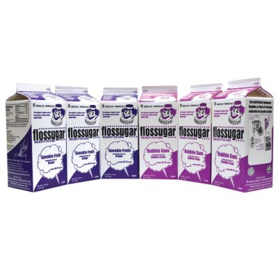 Gold Medal Grape and Bubblegum Flossugar, Combo Pack  (6 ct.)