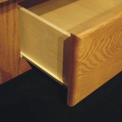 American Sleep 12" Oak King Underbed Drawers