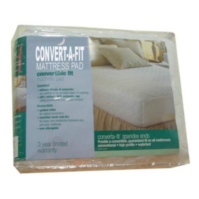 Am. Sleep Convert-A-Fit™ Mattress Pad-Super Single