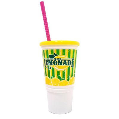 Gold Medal Old Fashioned Plastic Lemonade Cup (32oz. cup, 250 per case)