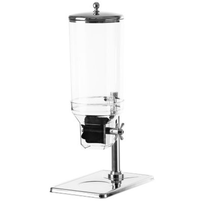 Chef's Supreme Stainless Steel Cereal Dispenser, Single Bowl