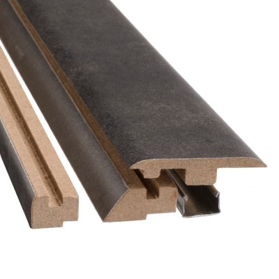 SimpleSolutions™ Four-in-One Molding - Aged Steel - 78.7"L