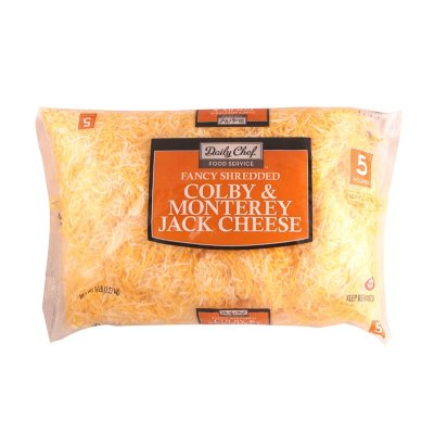 Bakers & Chefs Colby Jack Shredded Blend - 5 lbs.