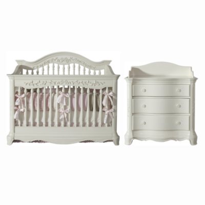 Savannah Baby Furntiure Collection - French White - 2 pc.