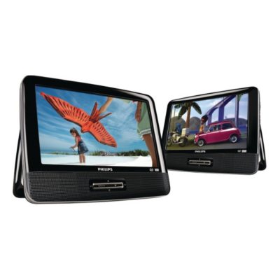 Philips 9" Portable Dual DVD Player