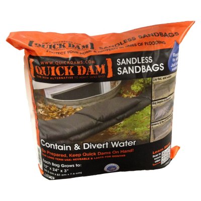 Quick Dam Sandless Sandbags - 6 pack