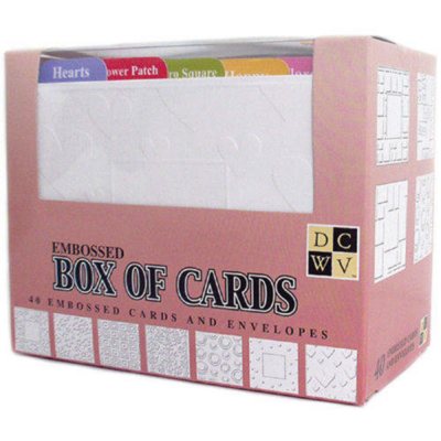 Box Of Cards With Envelopes A2 4.25"X5.5" - Emboss