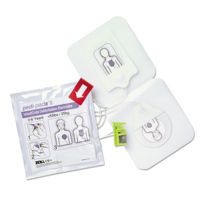 ZOLL Pedi-padz II Defibrillator Pads, Children Up to 8 Years Old (2-Year Shelf Life)