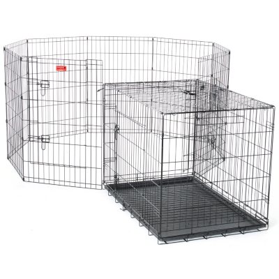 dog barrier frustration crate