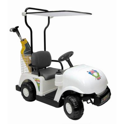 6V Ride-On Golf Cart - White