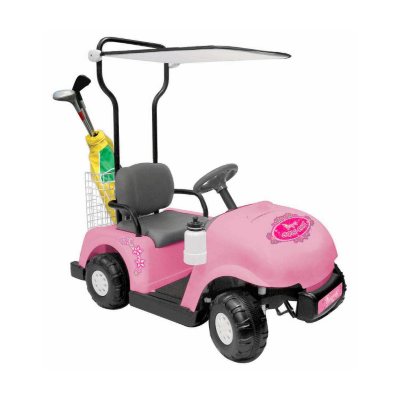 6V Pink Princess Ride-On Golf Cart