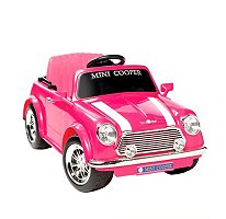 6V Mini Cooper Ride-On - Pink