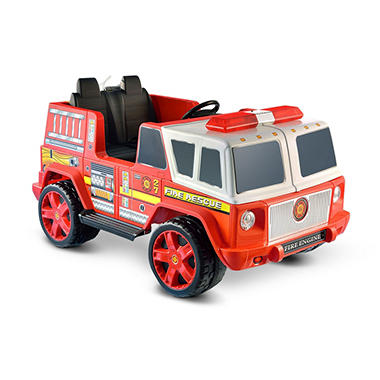 12V Ride-on Emergency Fire Engine  