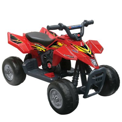 6V Red Suzuki Quad Racer
