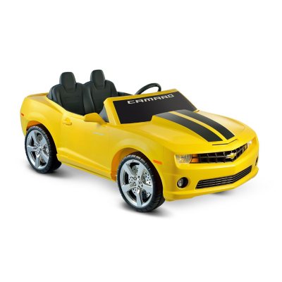 12V Chevrolet Racing Camaro Two Seater in Yellow