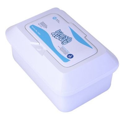 Dynarex Flushable Wipes - 5" x 8" (Junior) - 12 tub packs - 42 wipes each