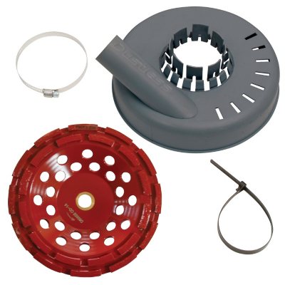 7" Diamond Cup Wheel with Dustie Dust Shroud