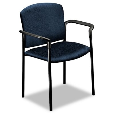 HON - Pagoda 4070 Series Stacking Arm Chairs, Mariner - 2 Pack