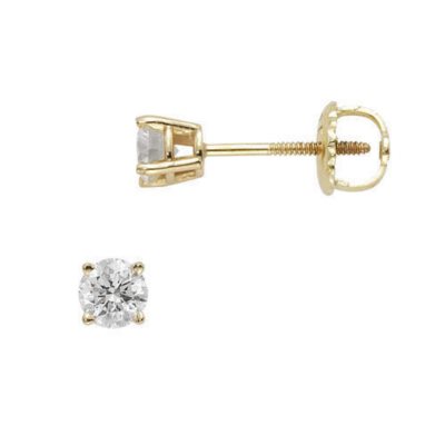 .23 ct. t.w. Round Diamond Ear Studs (I, I1)