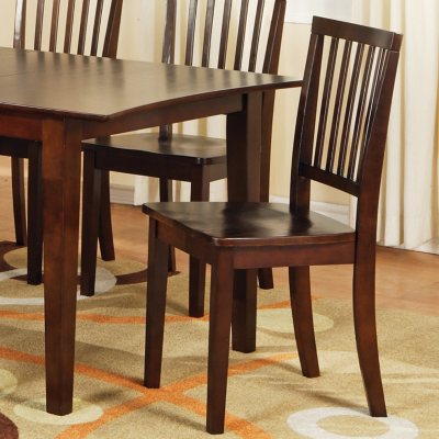 Ava Side Chairs - Espresso - 2 pk.