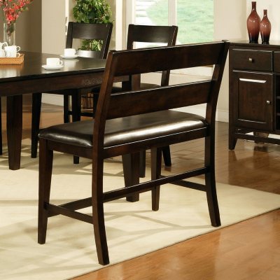 Weston Counter Height Dining Bench - Espresso 