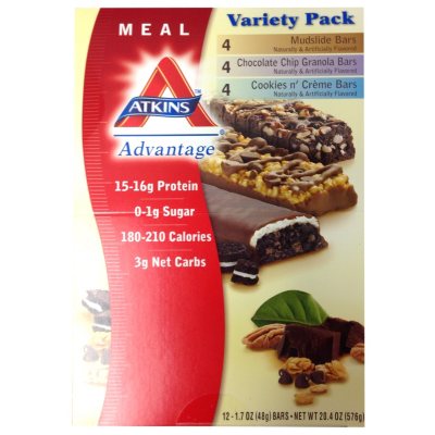 Atkins Advantage Meal - Variety Pack - 12 ct.