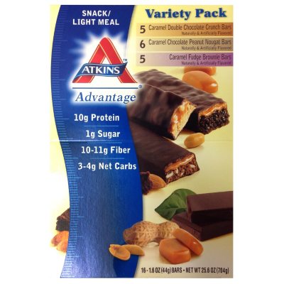 Atkins Caramel Snack/Light Meal - Variety Pack - 16 ct.