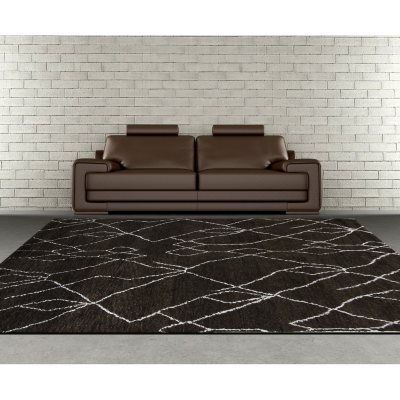 Handcrafted Woven 6' x 9' Area Rug, Marled