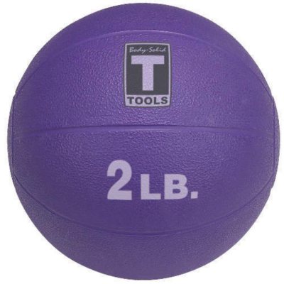 Body Solid Tools BSTMB2 2 lb. Purple Medicine Ball