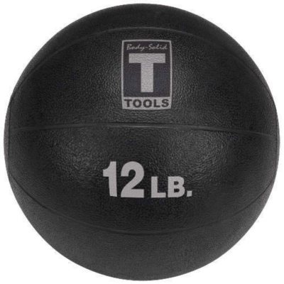 Body Solid Tools BSTMB12 12 lb. Black Med. Ball