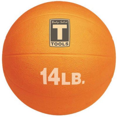 Body Solid Tools BSTMB14 14 lb. Orange Med. Ball