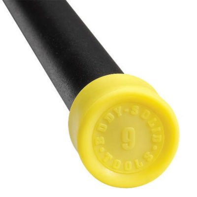 Body Solid Tools BSTFB9 9 lb. Yellow Fitness Bar