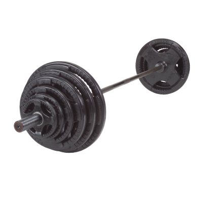 Rubber Grip Olympic Weight Set - 300 lbs.