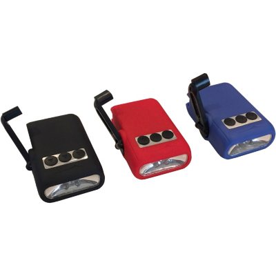 Affinity Hand Crank LED Flashlight (3 Pack)
