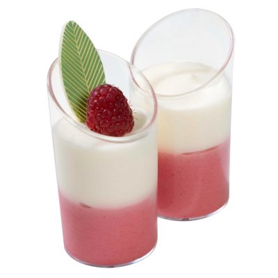 Galaxy Desserts Raspberry Lemon Mousse Duo (1.6 oz. cup, 96 ct.)