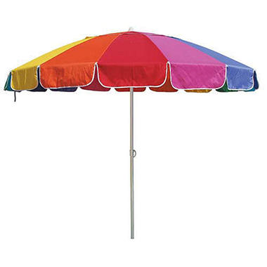 Rainbow Beach Umbrella - 8 ft. - Sam's Club