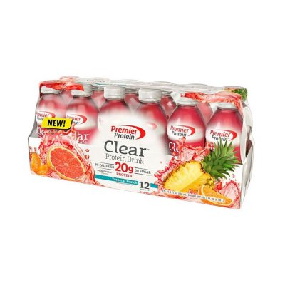 UPC 643843715184 product image for Premier Protein Clear Protein Drink, Tropical Punch (16.9 fl. oz, 12 pk.) | upcitemdb.com